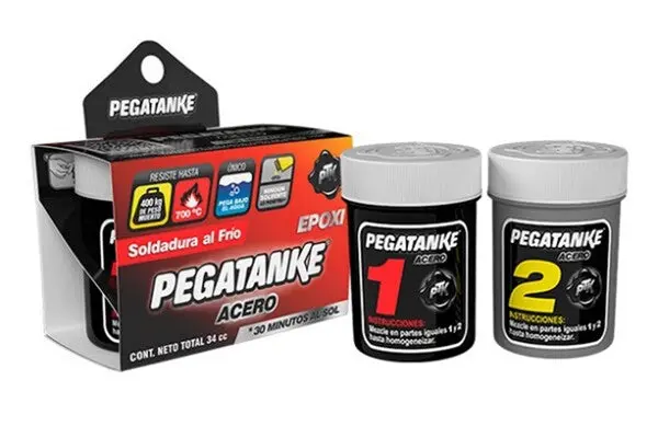 Pegatank Industrial Steel-Bonding Adhesive – Gray Formula 1