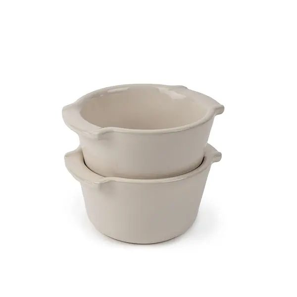 Peugeot Appolia Natural Ramekin Set – 2 × 11 Cm Unglazed Ceramic 1