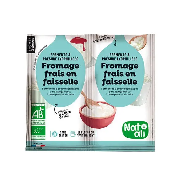 Powdered Fresh Cheese Starter Kit – Nat-Ali Faisselle Style 1