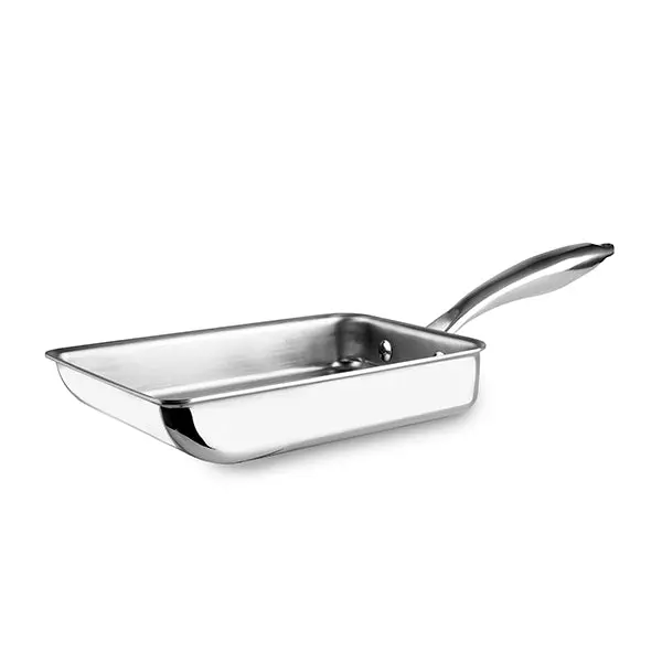 Rectangular Tamagoyaki Pan – 18 Cm Stainless Steel Japanese Omelette Fryer By Ibili 1