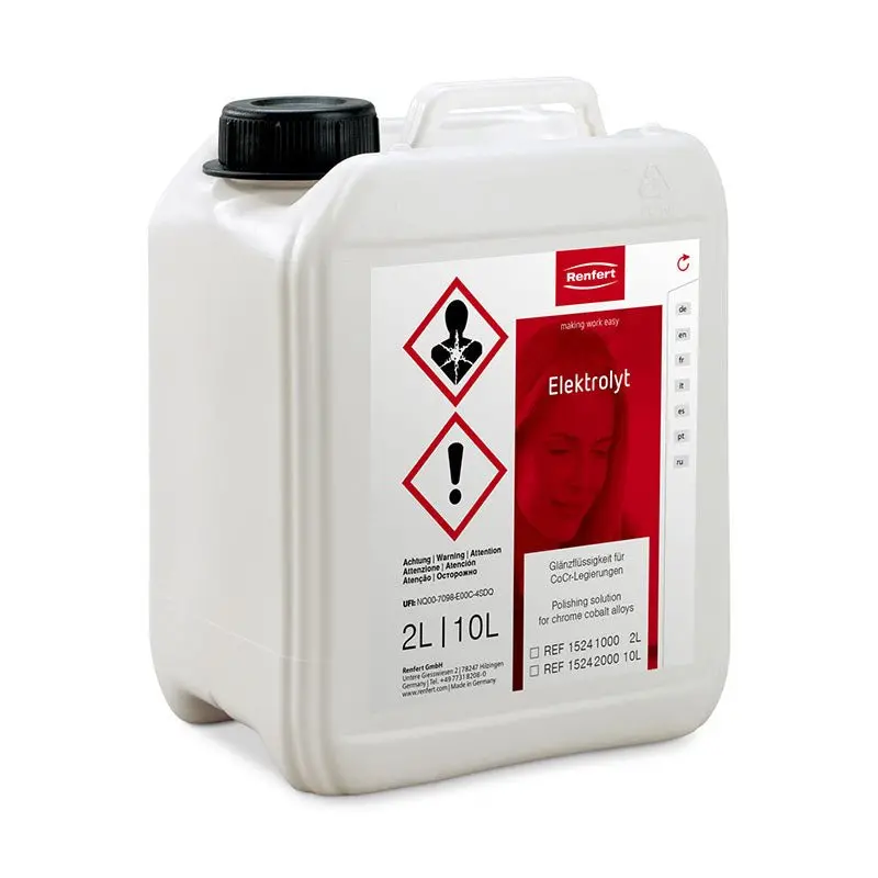 Renfert Electrolyte Solution – 2 L Container For Electroplating 1