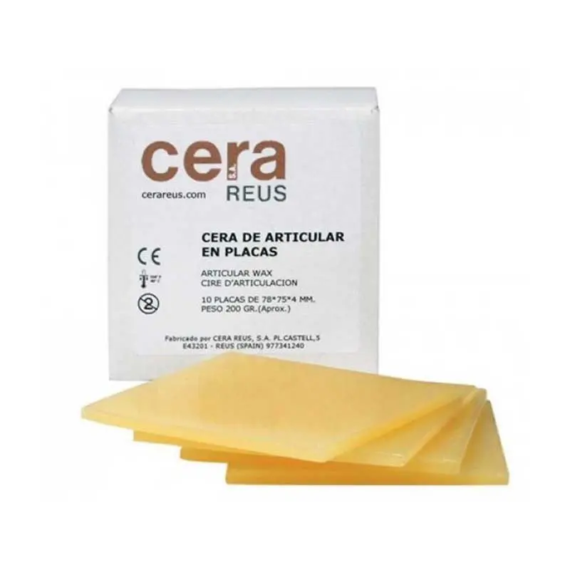 Reus Occlusion Recording Wax Plate – 4Mm Thickness, 78×78Mm 1