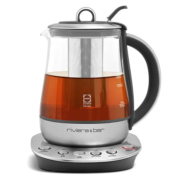 Riviera & Bar Jaïpur Zen Electric Kettle – 1.2L, 1300W Variable-Temperature Tea Maker 1