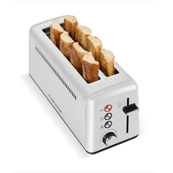 Riviera & Bar Qgp480 Stainless Steel Extra-Long 2-Slot Toaster 1