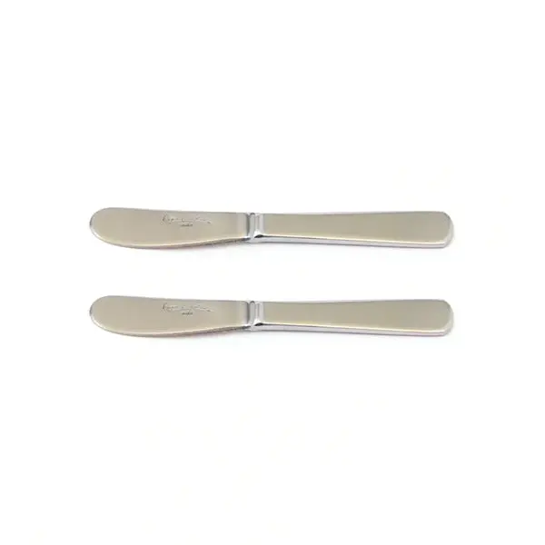 Roger Orfèvre All-In-One Stainless Steel Butter Spreader Duo 1