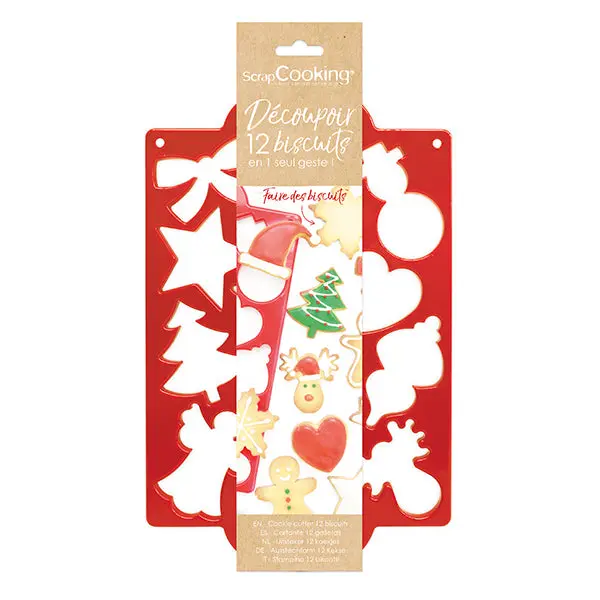 Scrapcooking Multi-Design Christmas Cookie Cutter Set 1