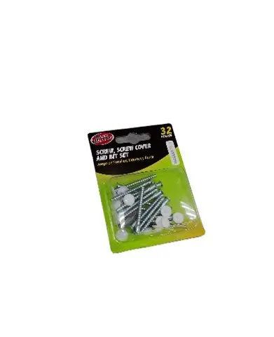 Screw & Cap Kit With Pointed Tips – Universal Fastener Set 1