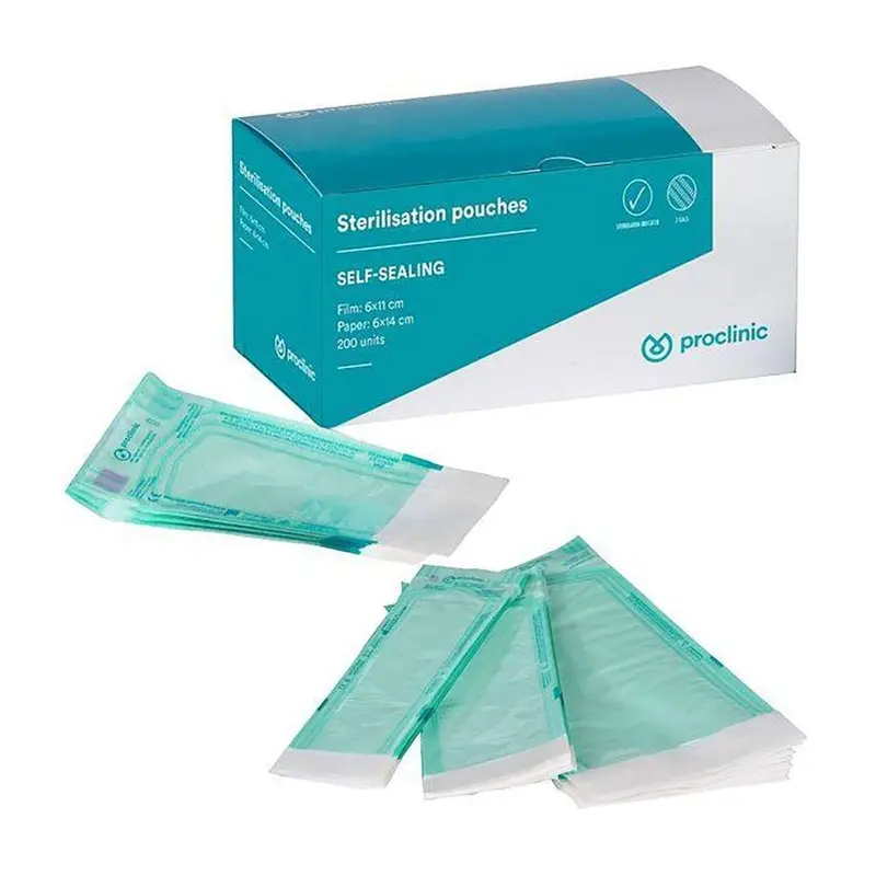 Self-Sealing Sterilization Pouch – 75 × 250 Mm 1