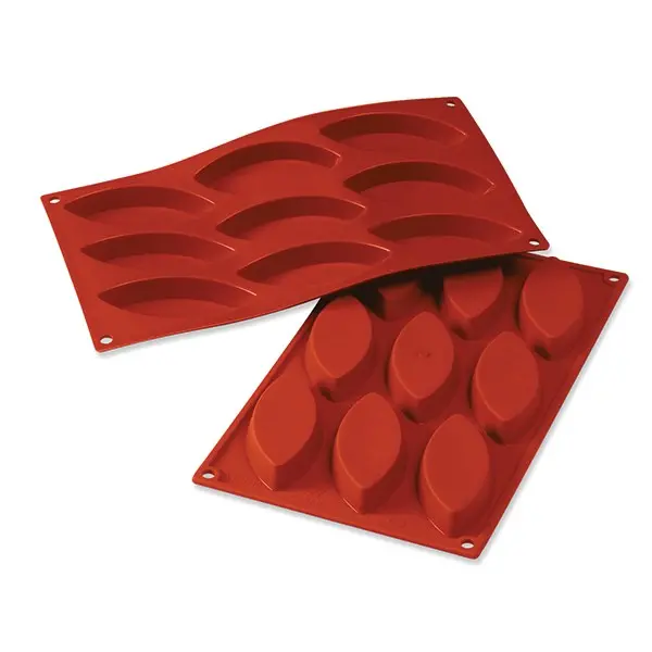 Silikomart Silicone Mold For 9 Tartlets Or Calissons – Flexible Baking Tray 1