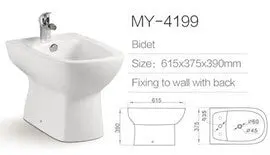 Single-Hole White Bidet Faucet 1