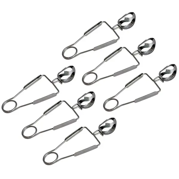 Six-Piece Stainless Steel Snail Tongs – Roger Orfèvre 1
