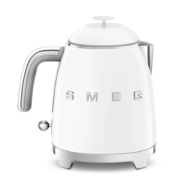 Smeg Klf05Pbeu White Compact Kettle, 0.8 L, 1400 W 1