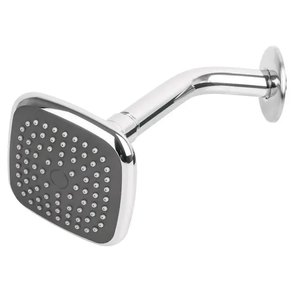 Square Abs Shower Head With Wall Mount, 3-3/4" (T45065) 1