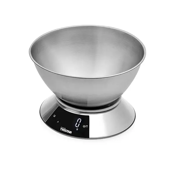 Stainless Steel Kitchen Scale – 5 Kg / 2 L Capacity (Tristar) 1
