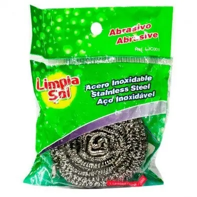 Stainless Steel Scrub Sponge – Durasol 20G (Item 0117) 1