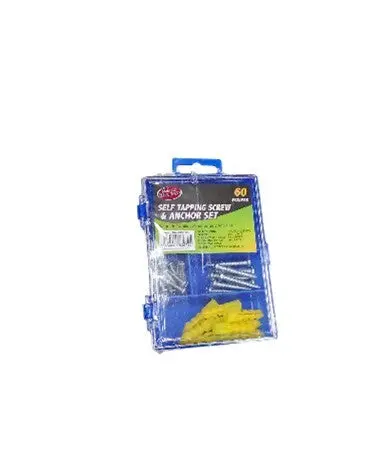 Stainless Steel Self-Drilling Anchor Screws – 10-Piece Pack 1