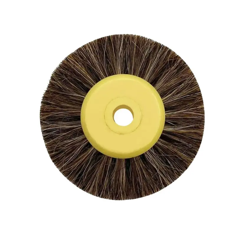 Straight 2R53 Mm Horsehair Polishing Brushes For Resin Dentures 1