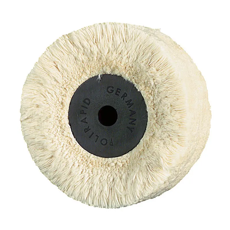 Straight Cotton Buffing Brush – Polirapid For Resin & Metal Polishing 1