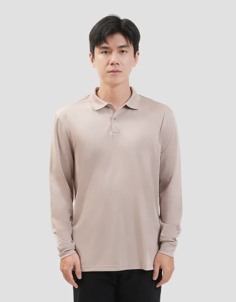 Suko Performance Long-Sleeve Polo T-Shirt For Men 1