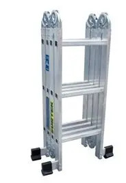 Surtek Aluminum Articulating Ladder – 12-Step Adjustable Platform (Model Em212) 1