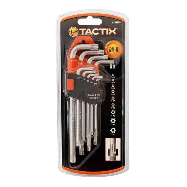 Tactix 9-Piece Torx Bit Set, Model 206009 1