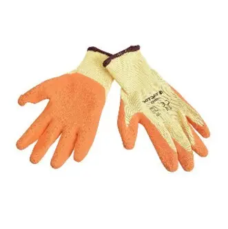 Tactix Latex Work Gloves – Size 9, Model 490003 1