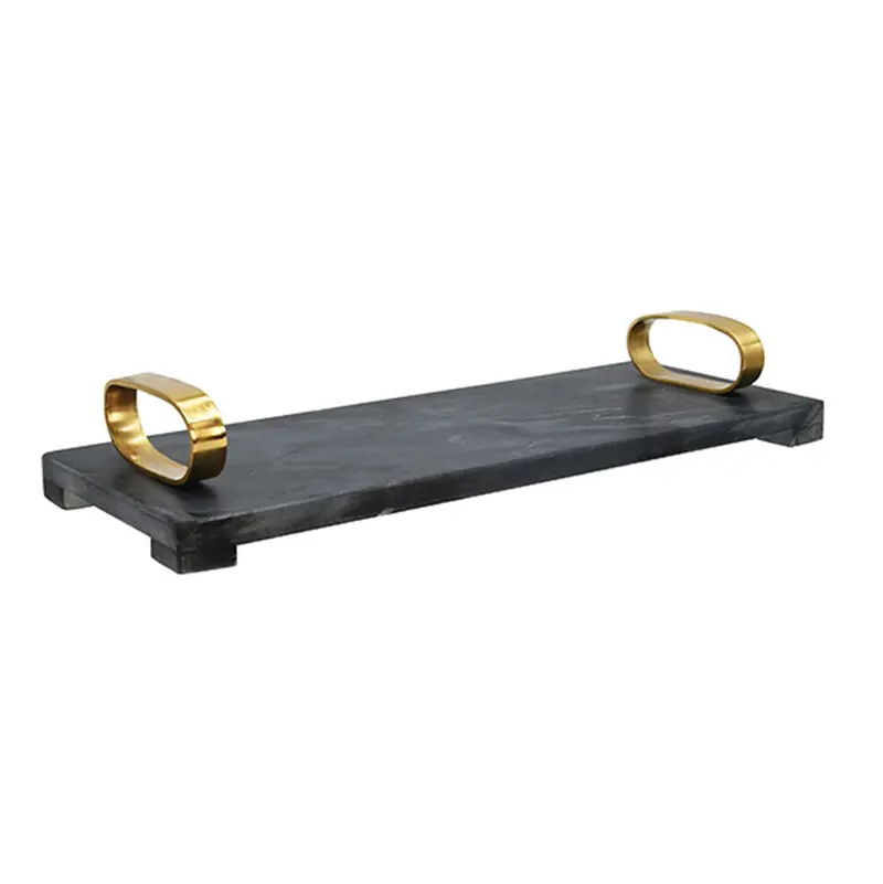 Tadeo Black Marble Serving Tray 1