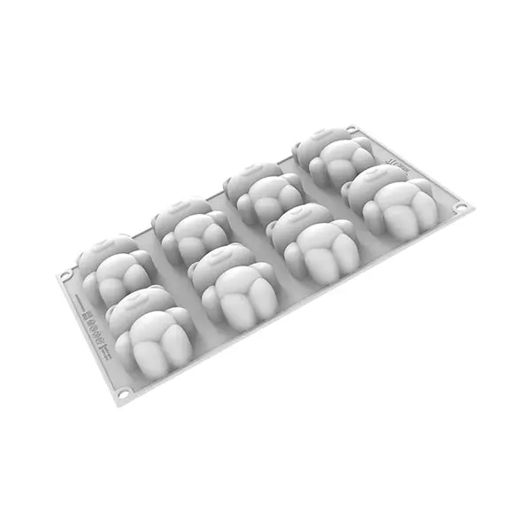 Teddy Bear Silicone Mold (8 Cavities) – Silikomart 1