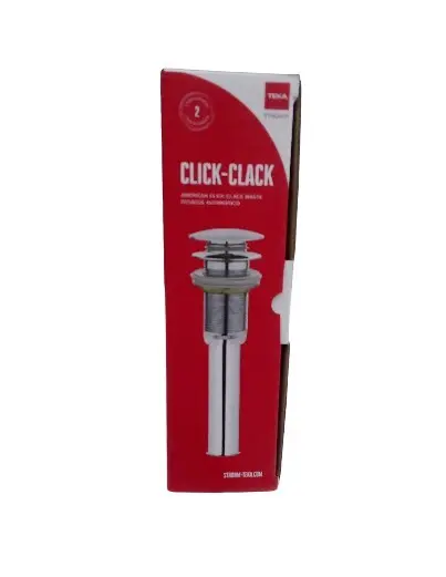 Teka Push-Up Pop-Up Drain Assembly – No Overflow, Model 1106300 1
