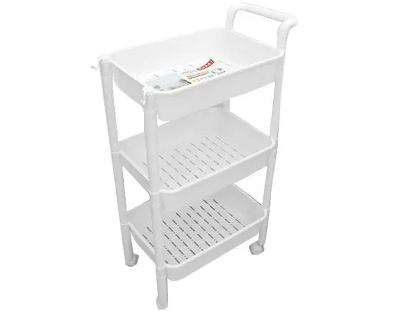 Three-Tier White Multi-Use Organizer – Stackable Storage Bin (Model 723-Sw02154) 1