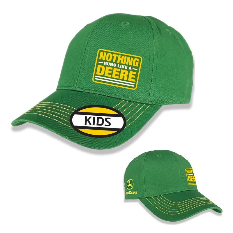 Toddler Boys John Deere Green 'Nothing Runs Like A Deere' Hat 1