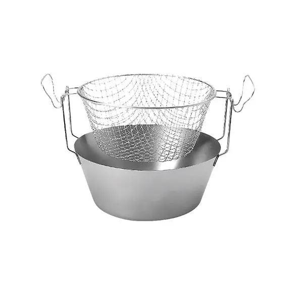 Traditional 30 Cm Stainless Steel Deep Fryer By Artame 1