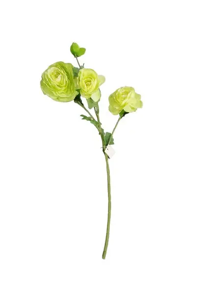 Triple Anemone-Style Artificial Flower Set With Button Center (R0244-22) 1