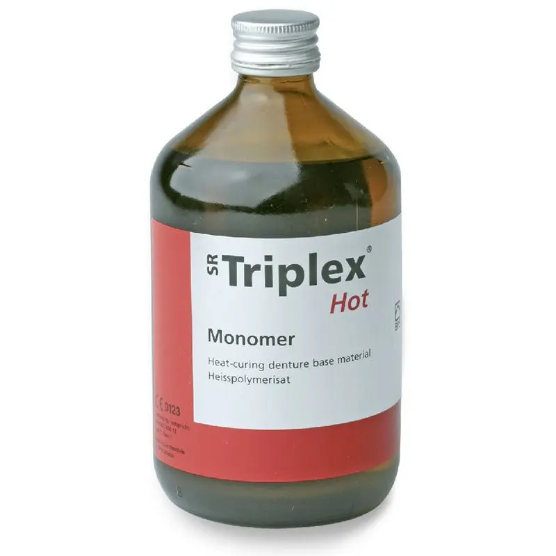 Triplex Hot Monomer: Thermosetting Resin Liquid For Removable Prostheses – 500 Ml 1