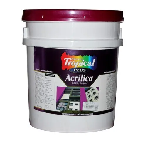 Tropical Plus Acrylic Stone-Effect Paint – Shade 96, 5-Gallon Pail 1