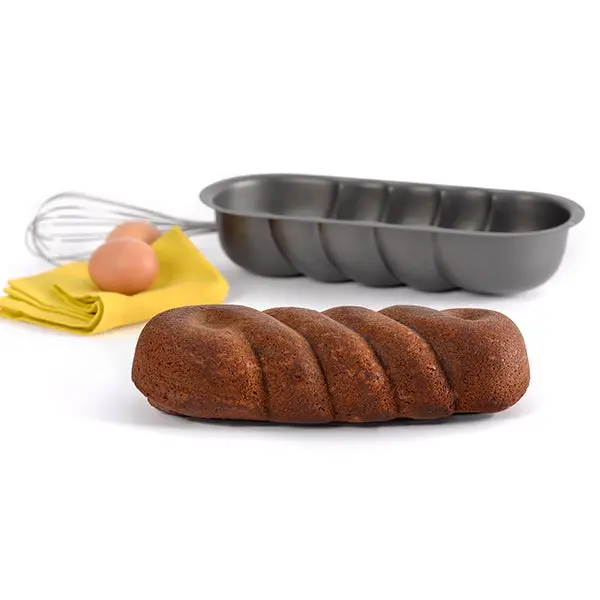 Twisted Brioche Loaf Pan With Non-Stick Coated Steel 1