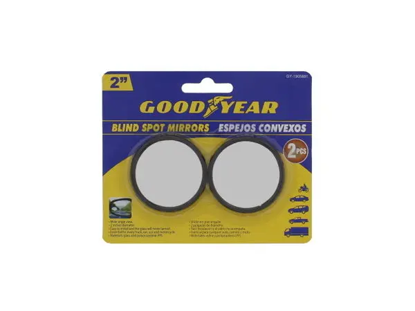 Two-Piece Rearview Mirror Replacement Kit – Universal Fit Mirror Set (Model 991-Gy1905891) 1