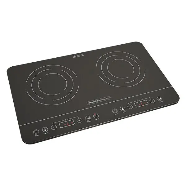 Ultra-Thin Dual-Zone Induction Cooktop – 3500W, Kcyl35-Dc06 By Kitchen Chef Professional 1