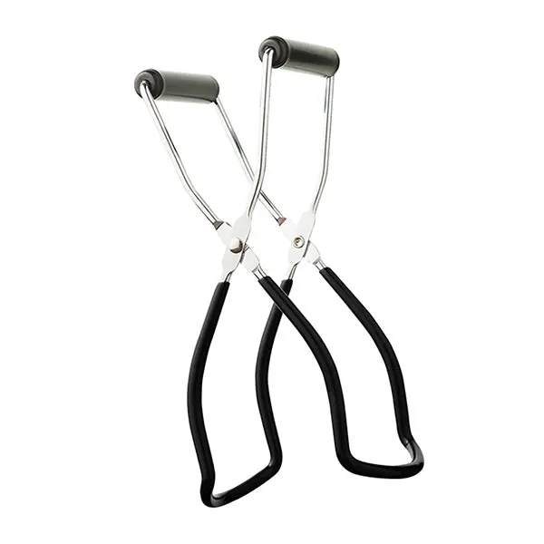 Universal Jar Gripper Tongs – Black Heavy-Duty Non-Slip Lid Opener 1