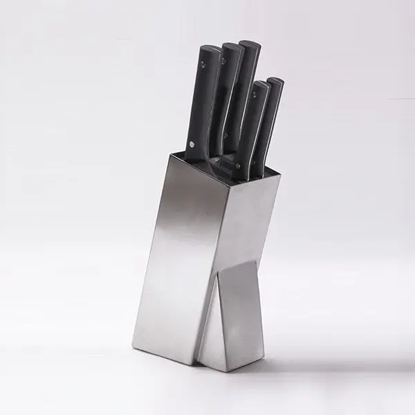 Universal Stainless Steel Knife Block With 5 Blades – Mill Collection By Jean Dubost 1