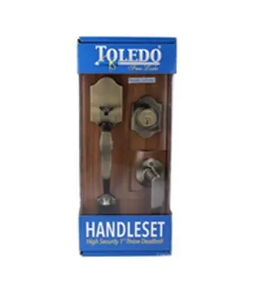 V1600 Entry Door Lock – Toltec Series, Lpluus514 Configuration 1