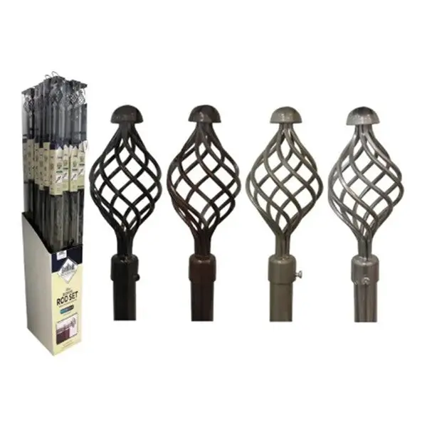 Versatile Chrome Curtain Track – 84"–120" Extension, 722-452647 1