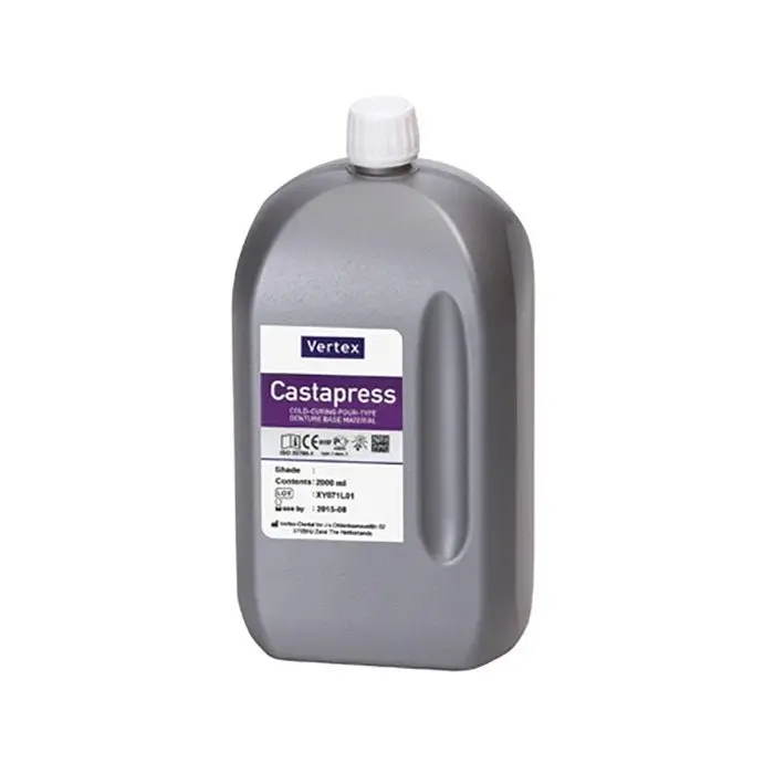 Vertex Castapress Liquid – Heat-Cured Monomer For Adjunct Prostheses 1