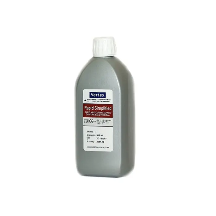 Vertex Rapid Simplified Liquid: Thermopolymerizing Base Resin – 500 Ml 1