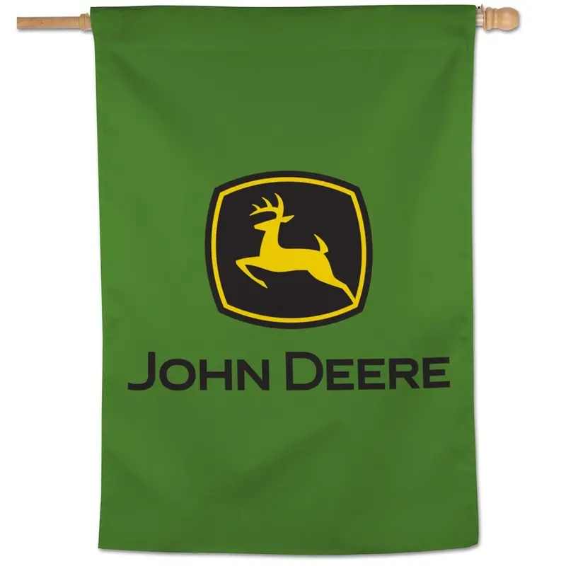 Vertical John Deere Green Banner – Farm-Themed Decor 1