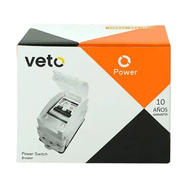 Veto 32A Circuit Breaker Box (Model 32016) 1