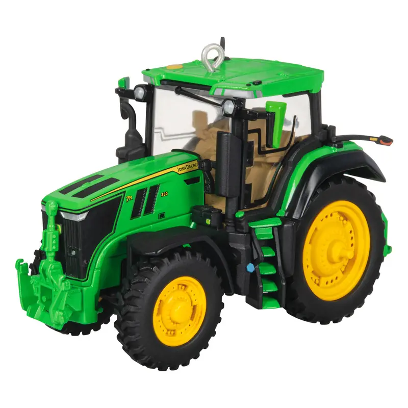 Vintage-Style John Deere 7R 350 Tractor Holiday Ornament 1