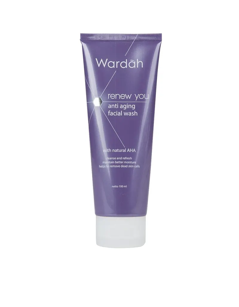 Wardah Renew You Anti-Aging Facial Cleanser – 100 Ml Gentle Exfoliating Wash 1