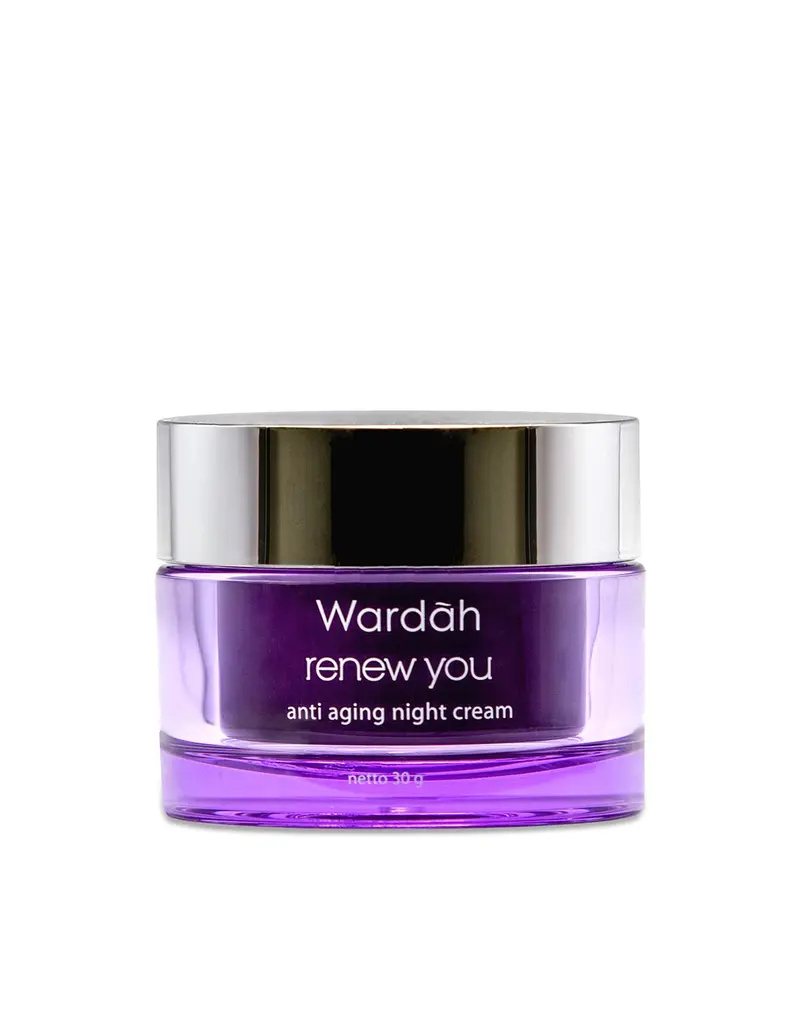 Wardah Renew You Anti-Aging Night Cream – 30 G Firming & Repairing Formula 1