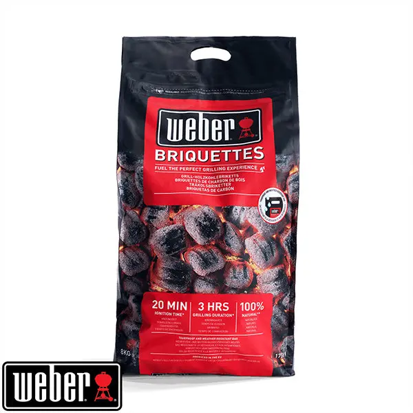 Weber 8 Kg Bag Of Premium Charcoal Briquettes 1
